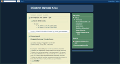 Desktop Screenshot of elizabeth-espinosa-ktla.blogspot.com