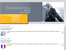 Tablet Screenshot of egea-abogados.blogspot.com