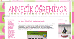 Desktop Screenshot of annecikogreniyor.blogspot.com