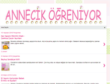 Tablet Screenshot of annecikogreniyor.blogspot.com