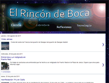 Tablet Screenshot of elrincondeboca.blogspot.com