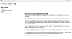 Desktop Screenshot of enhancedlivingblog.blogspot.com