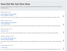 Tablet Screenshot of howdidwegetherenow.blogspot.com