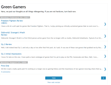 Tablet Screenshot of greengamers.blogspot.com