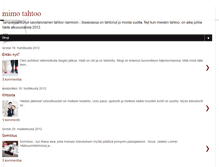 Tablet Screenshot of mimotahtoo.blogspot.com