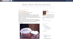 Desktop Screenshot of momwhatarewehaving.blogspot.com