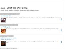 Tablet Screenshot of momwhatarewehaving.blogspot.com
