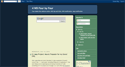 Desktop Screenshot of 4wd-fourbyfour.blogspot.com