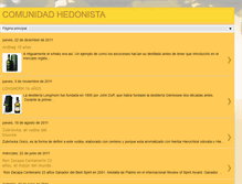 Tablet Screenshot of comunidadhedonista.blogspot.com