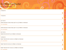 Tablet Screenshot of djwilliamplaylist.blogspot.com