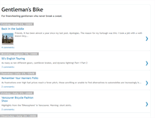 Tablet Screenshot of gentlemansbike.blogspot.com
