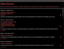 Tablet Screenshot of diaridavort.blogspot.com