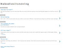 Tablet Screenshot of nobodiesblogging.blogspot.com