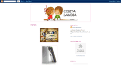 Desktop Screenshot of cositalandia.blogspot.com