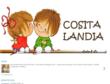 Tablet Screenshot of cositalandia.blogspot.com