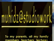 Tablet Screenshot of muhidzstudioworkz.blogspot.com