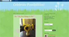 Desktop Screenshot of celebratepossibilities.blogspot.com