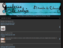 Tablet Screenshot of cuadernotravelinchomon.blogspot.com