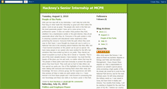 Desktop Screenshot of hackneyseniorinternship.blogspot.com