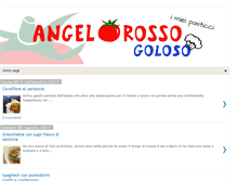 Tablet Screenshot of angelorossogoloso.blogspot.com