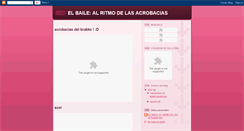 Desktop Screenshot of elbailealritmodelasacrobacias.blogspot.com