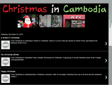 Tablet Screenshot of christmastimeincambodia.blogspot.com