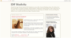 Desktop Screenshot of idpmuskoka.blogspot.com