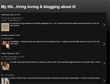 Tablet Screenshot of livinglovingandbloggingmylife.blogspot.com