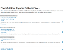 Tablet Screenshot of best-keyword-software.blogspot.com