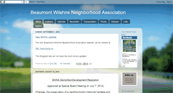 Desktop Screenshot of beaumont-wilshire.blogspot.com