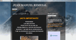 Desktop Screenshot of juanmanuelremesal.blogspot.com