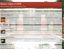 Tablet Screenshot of brownclassof2006.blogspot.com