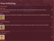 Tablet Screenshot of ninashobbyblogg.blogspot.com