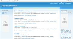 Desktop Screenshot of conserveeconfetture.blogspot.com