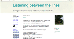 Desktop Screenshot of listeningbetweenthelines.blogspot.com