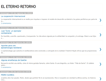 Tablet Screenshot of el-eternoretorno.blogspot.com