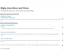 Tablet Screenshot of digbyareanewsandviews.blogspot.com