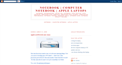 Desktop Screenshot of notebookstor.blogspot.com