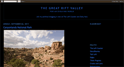 Desktop Screenshot of greatriftvalley.blogspot.com