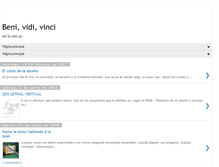 Tablet Screenshot of benivedivinci.blogspot.com