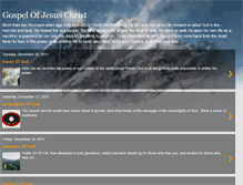 Tablet Screenshot of gospelofjesuschrist.blogspot.com
