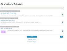 Tablet Screenshot of ginasgemstutorials.blogspot.com