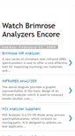 Mobile Screenshot of brimrose-analyzers.blogspot.com