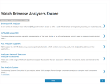 Tablet Screenshot of brimrose-analyzers.blogspot.com
