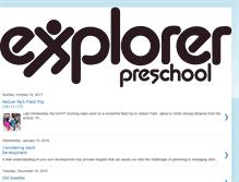 Tablet Screenshot of explorerpreschool.blogspot.com