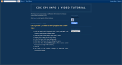 Desktop Screenshot of cdcepiinfotutorial.blogspot.com