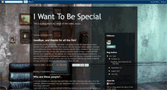 Desktop Screenshot of iwanttobespecial.blogspot.com
