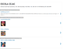 Tablet Screenshot of escolacejac.blogspot.com