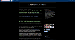Desktop Screenshot of americanlyyours.blogspot.com