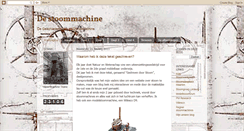 Desktop Screenshot of geschiedenisstoommachine.blogspot.com